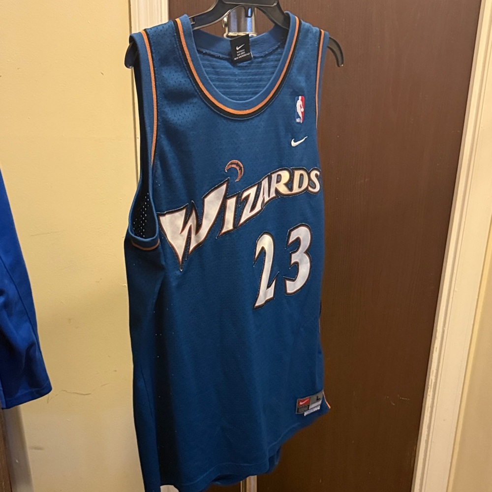 Nike Blue Wizards Basketball Jersey